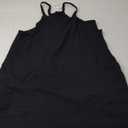 Caracilia Womens Summer Mini Dress 2025 Casual Sleeveless Built in Shapewear Sundress Trendy Short Tennis Athletic Outfits (Medium, Black)