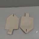 OLETHA Square Tissue Box Cover, Set of 2 - Aesthetic Tissues Cube Boxes Holder - Desk Decor for Room, Home & Office - Light Taupe