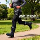Rain Boots for Men Waterproof Mens Mid-Calf with PVC Rubber Boots Mens Mud Boots, Garden Boots Comfort Lightweight Gardening Fishing Shoes for Yard Farm Outdoor Work, 47