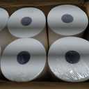 Industrial Paper Towels 10 x 800 White Roll Towels High Capacity Premium Quality (TAD Fabric Cloth Like Texture) Fits Touchless Automatic Commercial Towel Dispenser (Packed 6 Rolls), 6 Count