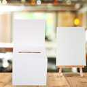 CHENGU 6 Pieces Raffle Ticket Box with Removable Header, 10 x 10 x 10 Inch Cardboard Box with Slot, Large Donation for Fundraising, Tip Jar, Suggestion for Collecting and Donation (White)