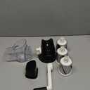 Cambom Rotary Cheese Grater Hand Crank Cheese Shredder for Fresh Cheese, Vegetable, Nuts,Non-slip Suction Base, Free Cleaning Brush Three Blades, Black