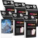 600 Pack Card Sleeves Clear, Perfect Fit Inner Sleeves Ideal for Double-sleeving, Trading Card Sleeve Compatible with MTG, PKM, TCG and Gaming Cards (60 Microns)