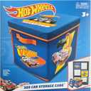 Hot Wheels Tara Toy: ZipBin 300 Car Storage Cube - Unzip to Convert Into A Playmat, Holds Up to 300 Toy Cars, Storage & Play, Toy Box, Kids Age 3+