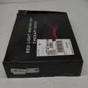 Red Light Therapy Lamp for Body, Infrared Light Therapy Lamps with Stand 660nm Red Light &850nm Near Infrared Light Therapy Lamp Device for Body at Home with Eyes Protection GogglesBrown Black