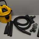4 Gallon Cordless Wet Dry Vacuum for Dewalt 20V Battery, 20kPa Wet Dry Shop Vac with Brushless Motor, Filter, Hose and Attachments, for Garage Car Workshop (No Battery)