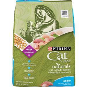 Purina Cat Chow Hairball, Healthy Weight, Indoor, Natural Dry Cat Food, Naturals Indoor - 13 lb. Bag (EXP 09/01/27)