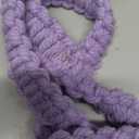 kiido Macrame Yoga Mat Carrying Strap [MAT NOT Included], Hand Woven Multi-Purpose Strap/Carrier (Purple)