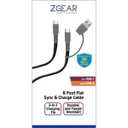 ZGear Black & Gray USB C & USB A Sync & Charge Cable
