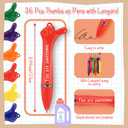 Equsion 18 Sets Housekeeping Team Appreciation Gift, Pens Keychains Cards