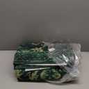 Dark Green Vintage Area Rug 5x7 for Living Room, Washable Distressed Farmhouse Soft Thin Non-Shedding Indoor Throw Rug, Traditional Accent Carpet for Bedroom Office