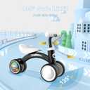 Gamfeiny Colorful Lighting Baby Balance Bike Toys for 1 Year Old Boy Girl Gifts, 10-36 Month Toddler Balance Bike, No Pedal 4 Silence Wheels & Soft Seat First Riding on Toys, 1st Birthday Gifts