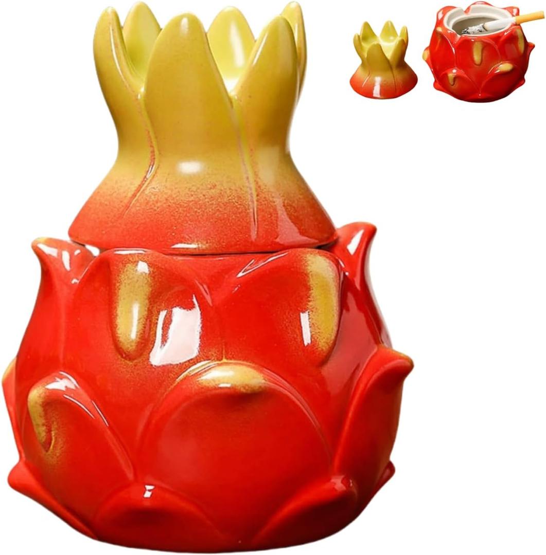 Creative Ceramic Cigarette Ashtray Tabletop Portable Modern Ashtrays Cigar Ashtray for Outdoor Indoor Desktop Smoking AshTray for Home office Cute Home Decorations