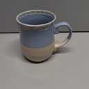 Bosmarlin Extra Large Ceramic Coffee Mug, 26 Oz, Dishwasher and Microwave Safe, Big Oversized Tea Cup, Reactive Glaze (Light blue)