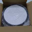 4 Pack 12 Inch Dimmable LED Flush Mount Ceiling Light Fixture 28W 3200LM 5 Color Temperature in One Super Slim Round Ceiling Lamp Low Profile Ceiling Lights for Living Bedroom Kitchen Laundry Black