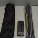 XXZU 72in Tablet Floor Stand Tripod,Tablet Stand Floor with 360 Ball Head,Height Adjustable Floor Stand Holder with Case,Tall Tripod for Phone/Music/Stream/Recording and All 4.7-13 Devices (Black-Orange)