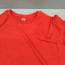 Cotton Basic T Shirts for Women,Crew Neck Short Sleeve Summer Shirts,Solid Loose Fit Tshirt, Plain Workout Tops, Undershirts (Red, XL)