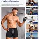 TAILONG Men's Compression Shorts with Side Pocket, Breathable Mesh Running Compression Underwear Workout Shorts for Athletic, Size L