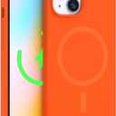 FELONY CASE - Stylish Neon Orange Phone Cover for iPhone 15, Compatible with MagSafe - 360 Shockproof Protective Cases Designed for Apple iPhone 15