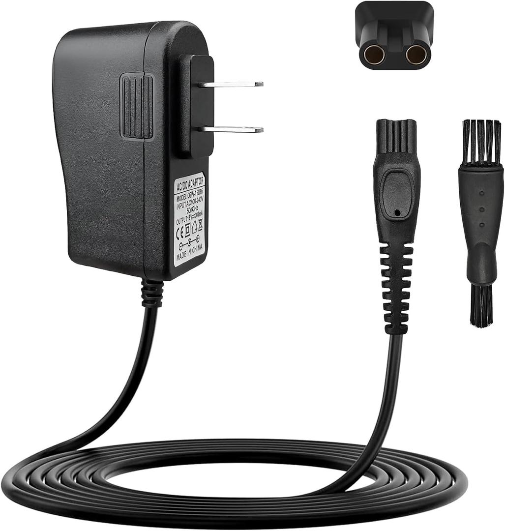 15V Replacement Power Cord for Philips Norelco Shavers & Beard Trimmers - Compatible with HQ8505, 7000, 5000, 3000, 9000 Series, MG5750, MG7750, S1560, OneBlade & More - 3.9FT Charging Adapter