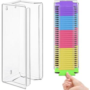 Yesland Magnetic Acrylic Can Cooler Holder, 12" Beer Can Sleeves Storage Organizer, Wall Mounted Can Cooler Dispenser, Gifts for Beer Lovers