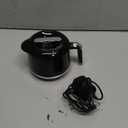 Dental Ultrasonic Retainer Cleaner Machine: Dental Cleaning Pod for Denture/Mouth Guard/Aligner/Night Guard/Braces/Toothbrush Heads/Jewelry - 45kHz Retainer Cleaner with Digital Timer & 200ML (deep black)