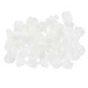 PATIKIL M8x30mm White Nylon Bolts Plastic Nuts Full Thread Head Screws, 24 Pcs