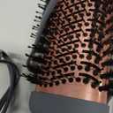 Hairitage Volumizing One Step Blow Dry Brush + Hair Dryer for Curling + Straightening - Ceramic Tourmaline Blowout Brush + Volumizer - Hair Styler for Smooth Shiny, Frizz-Free Styles - Matte Grey