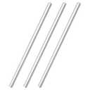 3 Pieces 1/2" Diameter Round Aluminum Rod,Long 13" 6061 Aluminum Round Bar,T6511 Solid Extruded,0.5" Diameter,for DIY Craft (1/2x13 inch, 3)