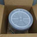 60 Pack 9” Round Aluminum Pans with Clear Lids, Disposable Foil Pie Pans with Lids, Pie Tins Disposable, Freezer & Oven Safe for Storing, Baking, Meal Prep & Reheating