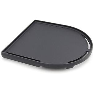 Hongso Matte Cast Iron Griddle for Coleman Roadtrip Swaptop Grill, Half Grill Griddle of Coleman Roadtrip Grill Accessories, Non-Stick Flat Cooking Pan, PCB011