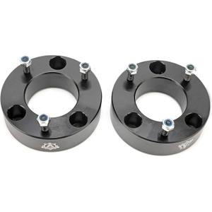 Front Leveling Kit 2.5" Inches - Fits 2004-2018 Ford F-150 Pickup Truck 2WD, 4 Wheel Drive 4WD, 4x4 - Front Strut Spacers Lift 2 1/2 Inch - Forged Aircraft Aluminum Billet Construction