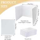 Privacy Boards for Student Desks, Privacy Folders for Students and Desk Dividers, Classroom Privacy Shields for Student Desks, for Teacher Supplies, Classroom Must Haves 12.6" x 37", White