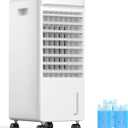 Windowless Portable Air Conditioners, 7H Timer & 1.85Gal Tank, 3-IN-1 Portable AC Unit, 40Oscillation, 3 Modes & 3 Speeds, Ultra-Quiet Swamp Air Cooler With 4 Universal Wheels For Home/Indoor Use