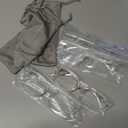 Eyekepper 4 Pack Ladies Reading Glasses - Oversized Square Design Readers for Women Transparent