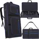 DJ Controller Case Compatible with XDJ-AZ, DJ Travel Gig Bag with 10MM Soft Padded & Multi-pocket for DJ Controller & Accessories (without Wheels), 35 * 19 * 5 inches