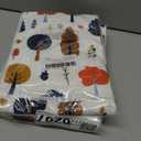 4 x Pfrewn Cute Autumn Forest Trees Leaves Hand Towels for Bathroom Fall Autumn Harvest Rustic Kitchen Dish Hanging Towels Multipurpose for Bath Shower Guest Towel Thanksgiving Decorations 16x30 in