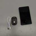 Vlog Selfie Monitor Screen iPhone, 4K 60fps Recording, Wireless Screen Mirroring with Remote Control, Magnetic Fixation, 180 Rotation, 3 Levels of Brightness, Compatible with iPhone & Android (Black)