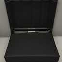 SPORT BEATS Stadium Seats with Back Support Bleacher Chairs with Back and Cushion Thick Padded Bleacher Seats Includes Shoulder Strap Black 1pc Regular - 17" W x 12" D x 16.5" H