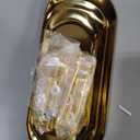 2PCS 3 Tiers Stainless Steel Cupcake Stand 3 Tiers Fruit Tray Dessert Plate Dessert Stand for Party Cupcake Display Tower for Birthday Wedding Afternoon Tea (Gold)