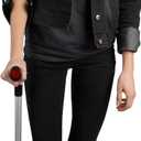 Soles Aluminum Forearm Crutch (SLS806BL) - Black