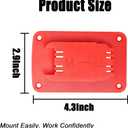 14pcs Wall Mount Tool Holders Compatible with M18 18V Battery Drill Tool and Dewalt 12V 20V Tools(14 Packs, w/56 Screws, No Tools)