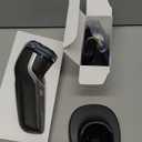 Philips Norelco Shaver 3900 Series, Wet and Dry Electric Shaver, P-Cap, Travel Pouch, Charging Stand, Storm Blue, Model S3341/92 (Silver New)