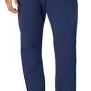 Hanes Men's Sweatpants, Ultimate Cotton Fleece Sweatpants, Joggers with Pockets for Men (Large, Navy)