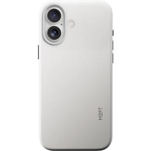 MOFT for iPhone 17 Case- MOVAS Snap Case, MagSafe Compatible, Soft-Touch Vegan Leather, Classic Minimalist Design, Lightweight, Stain-Resistant & Camera Protection, Misty Cove