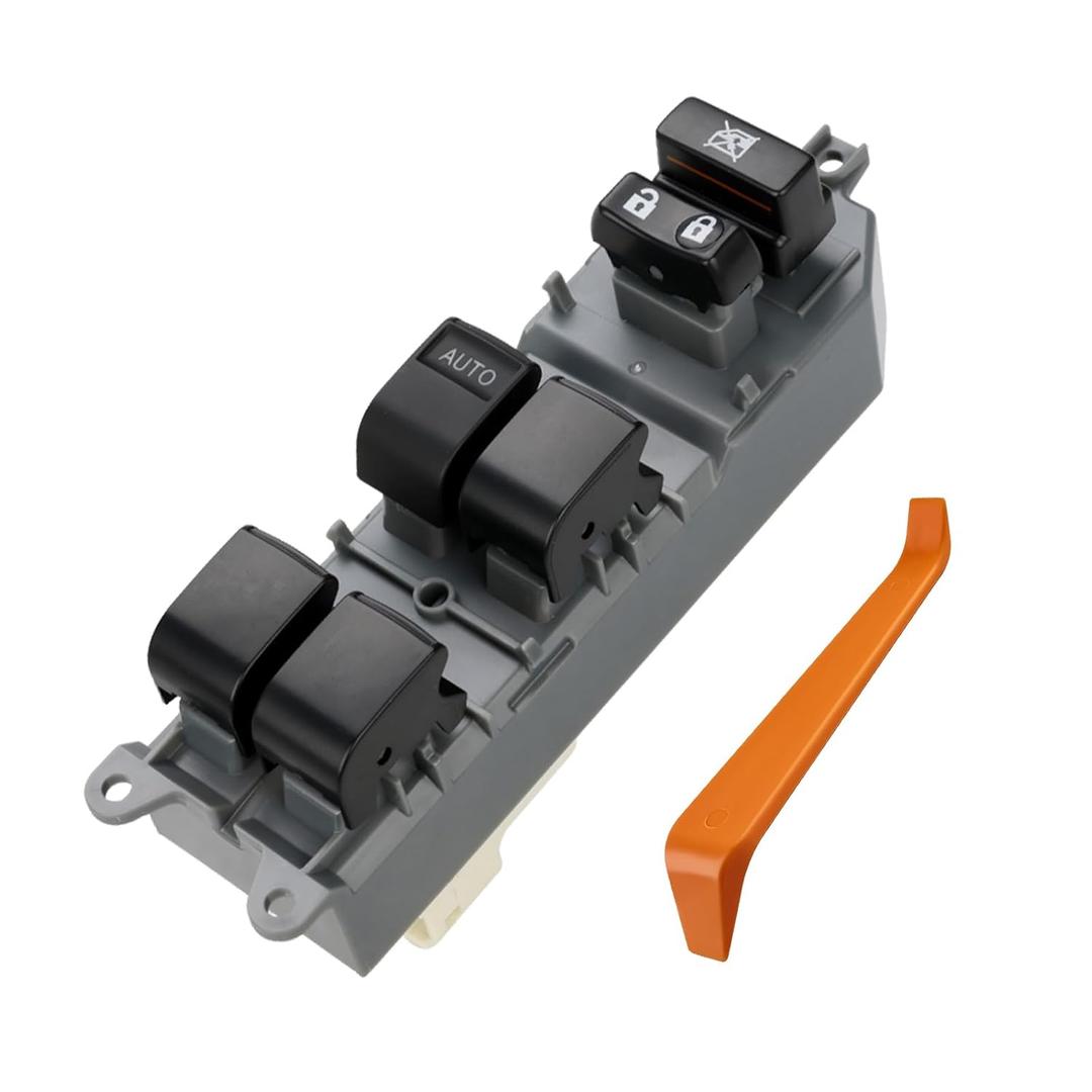 Automatic Power Master Window Switch Compatible with Toyota Camry Corolla Highlander Matrix RAV4 Tacoma Tundra, Driver Left Side 15 Pins, Replacement for 84820-02190, 8482012540