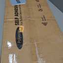 Art3dwallpanels 10 Pack Acoustic Panels, 48" X 12" X 0.43" Soundproof Wall Panels, Self Adhesive High Density Sound Absorbing Acoustic Treatment for Recording Studio, Office, Grey and Black