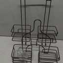 SRIWATANA Shower Caddy Organizer Hanging Over Head, Bathroom Shower Rack Hanger with Hooks for Razors - Bronze