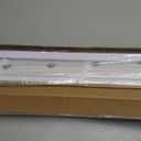 LazBlinds No Tools No Drill Cordless 1" Vinyl Mini Blinds, 100% Privacy S-Curve Blinds for Indoor Windows, Room Darkening Horizontal Window Blinds and Shades for Home, 30 1/2" W x 64" H, White