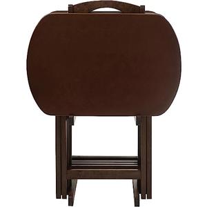 Winsome Wood TV Tray Set : Home & Kitchen, Antique Walnut